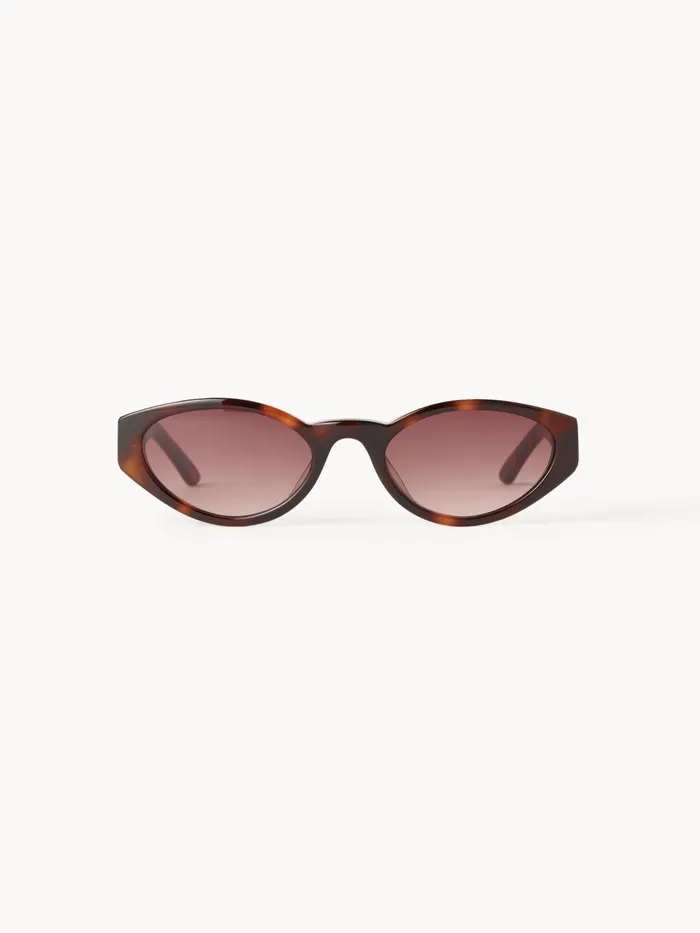 Sunglasses Women By Malene Birger Myla Sunglasses Tortoise
