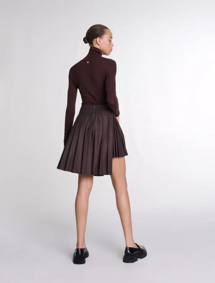 Sweaters and Cardigans Women Maje Wool And Silk Jumper Brown
