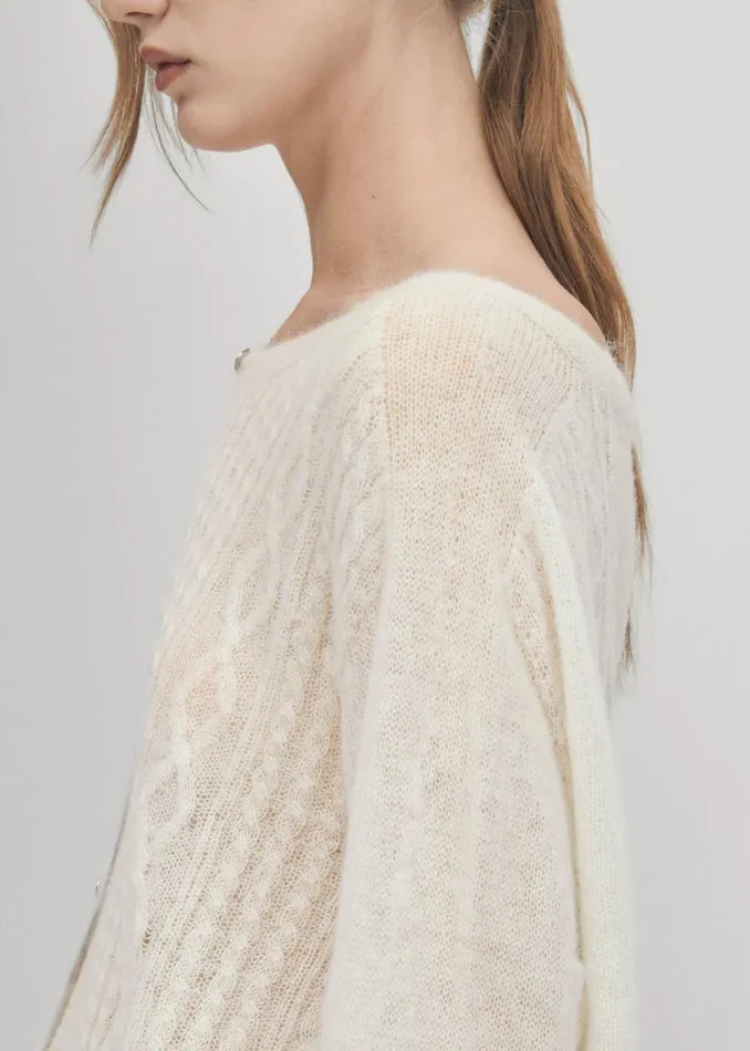 Sweaters Cardigans Women ALOHAS Corden Cream Cardigan