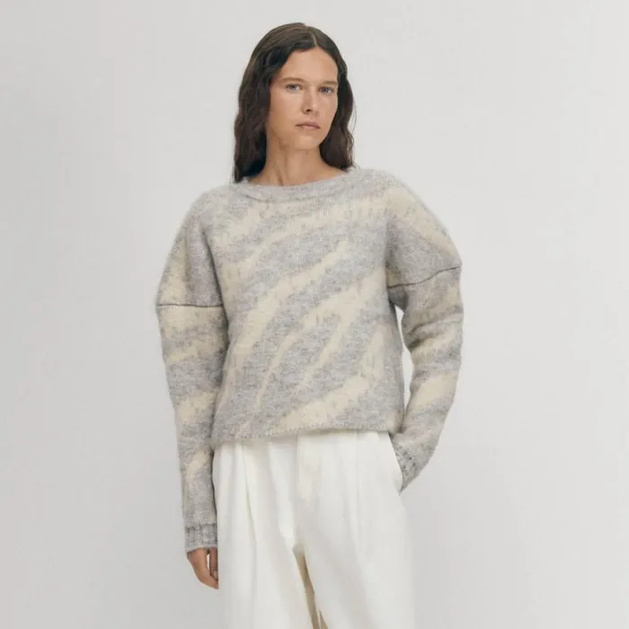 Sweaters Cardigans Women ALOHAS Malmo Grey