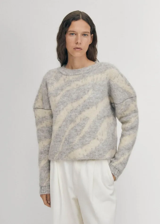 Sweaters Cardigans Women ALOHAS Malmo Grey