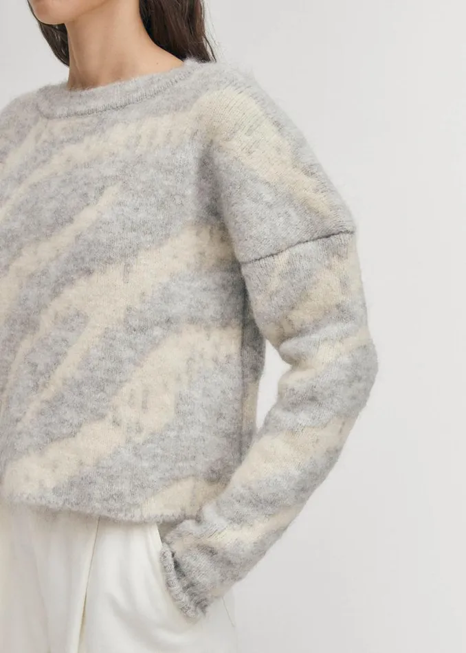 Sweaters Cardigans Women ALOHAS Malmo Grey