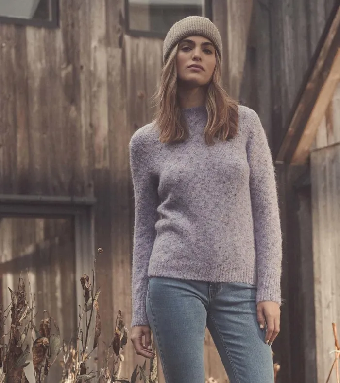 Sweaters Women Hatley Everywhere Sweater 8211 Smokey Purple