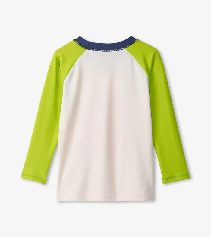 Swimwear Boys Hatley Boys Dino Skull Long Sleeve Rashguard