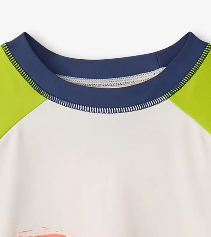 Swimwear Boys Hatley Boys Dino Skull Long Sleeve Rashguard