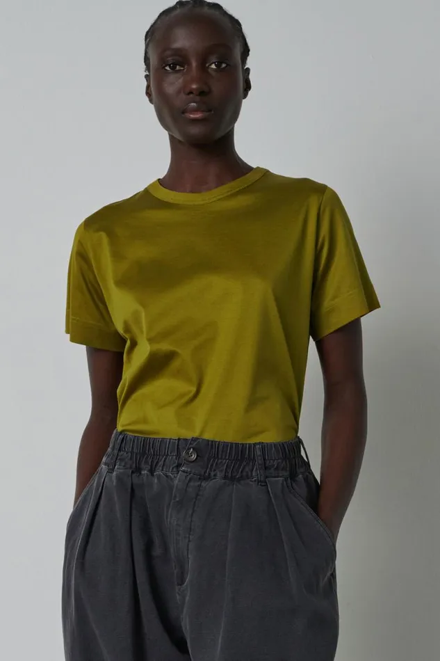 TShirts and Sweatshirts Women Soeur BASIC TEESHIRT Olive Green