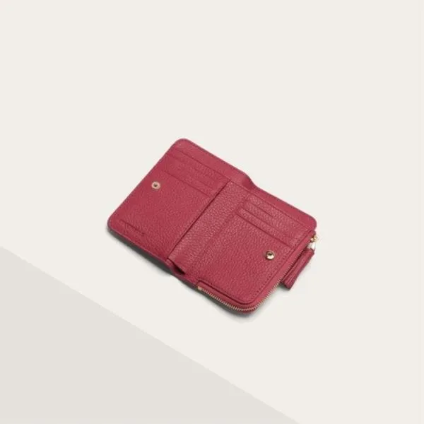 Tassel Rosewood Women Coccinelle Wallets and Small Leather Goods