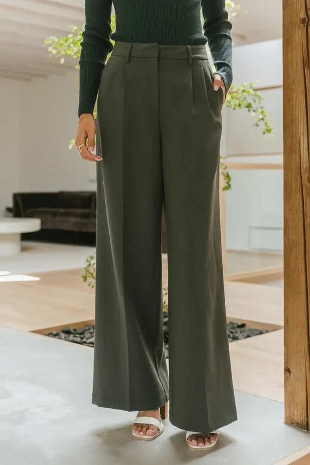 Tobi Wide Leg Pants In Teal Teal Women Bohme Pants