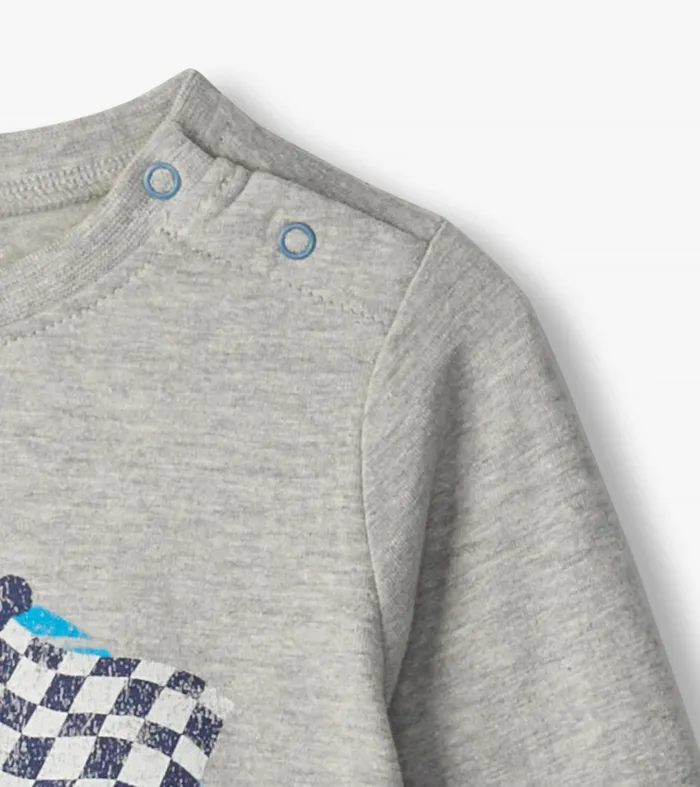 Tops Baby and Toddler Hatley Baby and Toddler Boys Checkered Flag Long Sleeve TShirt