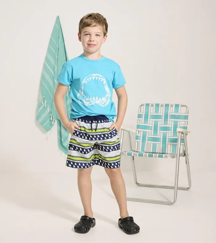 Tops Boys Hatley Boys Open Wide Graphic Tee