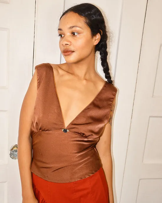 Tops Lisa Says Gah Women Celia Top Chocolate