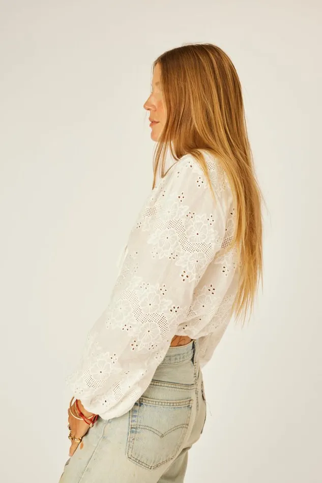 Tops Shop Natalie Martin AMELIA TOP Geranium Milk