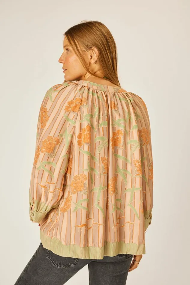 Tops Shop Natalie Martin REMY TOP Chamomile Apricot