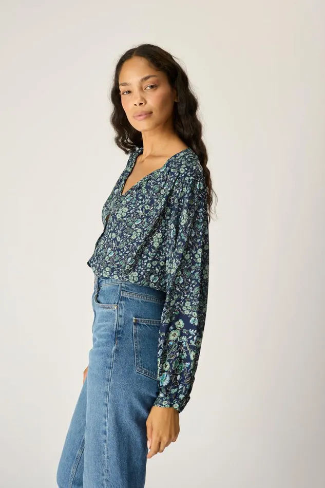 Tops Shop Natalie Martin TOLAN SHIRT Petite Fleur Marine