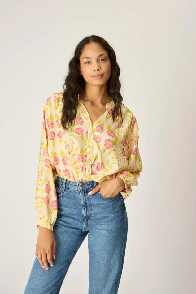Tops Shop Natalie Martin TOLAN SHIRT Prairie Dusty Crimson