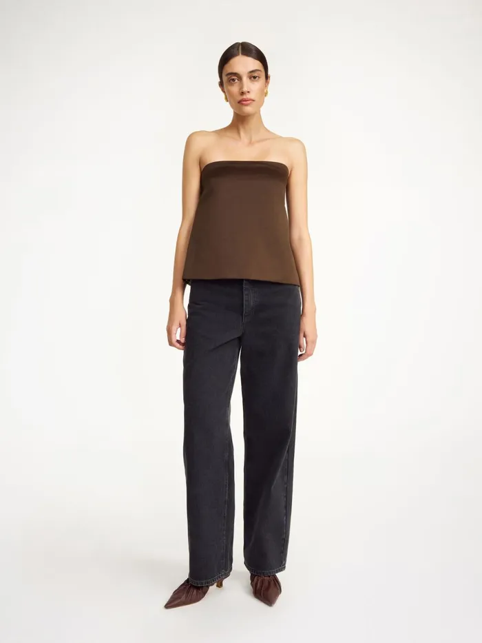 Tops Women By Malene Birger Hermie Top Dark Mahogany