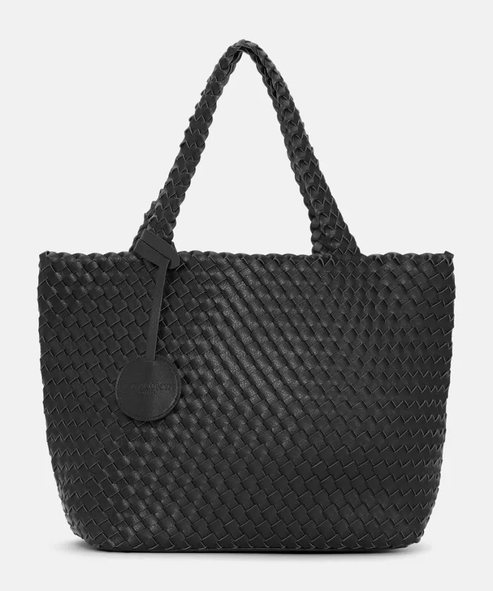Tote Bag 8211 Black Gun Metal Accessories Ilse Jacobsen Bags