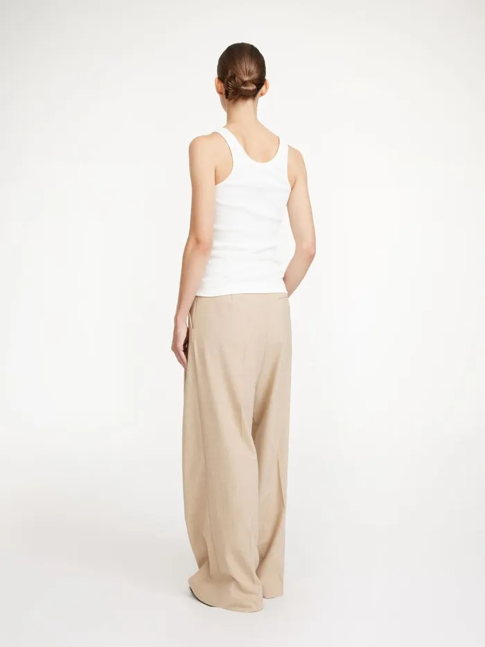 Trousers Women By Malene Birger Cymbaria Highwaist Trousers Cinnamon Brown Trousers Women By Malene Birger Cymbaria Highwaist Trousers Cinnamon Brown