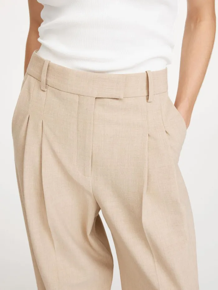 Trousers Women By Malene Birger Cymbaria Highwaist Trousers Cinnamon Brown Trousers Women By Malene Birger Cymbaria Highwaist Trousers Cinnamon Brown