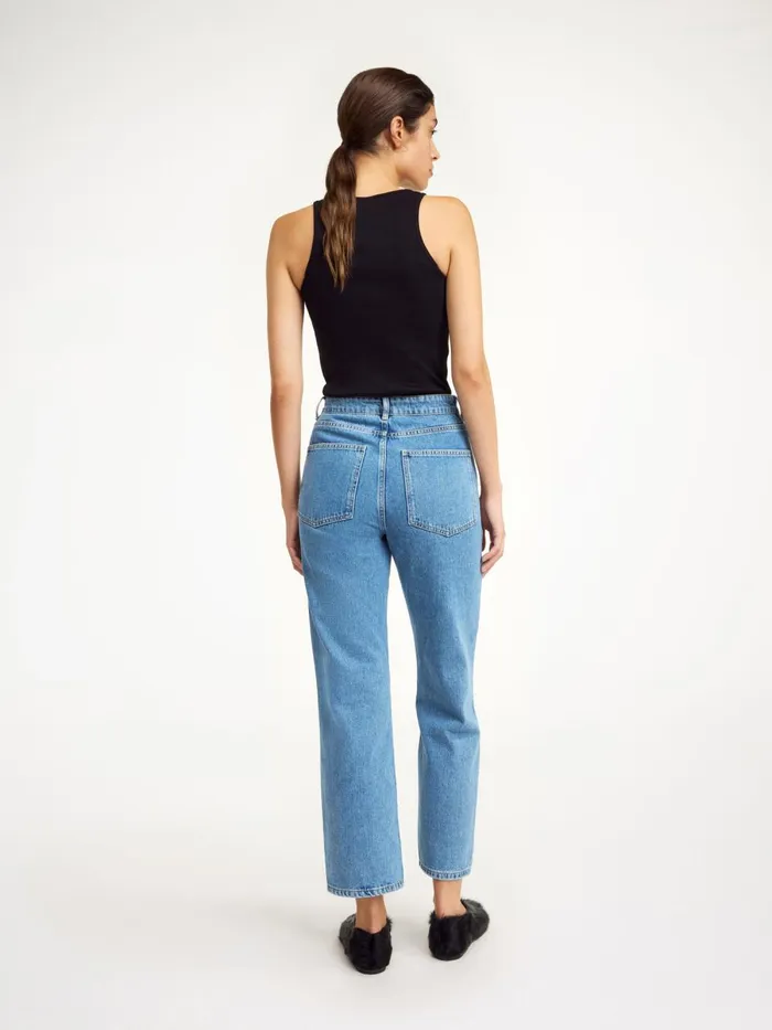 Trousers Women By Malene Birger Milium Organic Cotton Jeans Denim Blue Trousers Women By Malene Birger Milium Organic Cotton Jeans Denim Blue