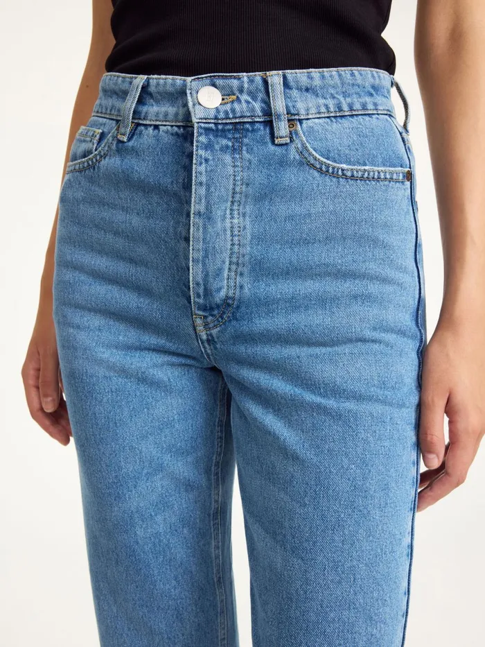 Trousers Women By Malene Birger Milium Organic Cotton Jeans Denim Blue Trousers Women By Malene Birger Milium Organic Cotton Jeans Denim Blue