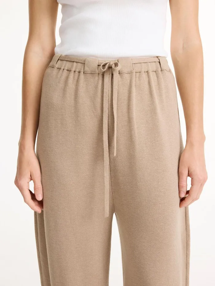 Trousers Women By Malene Birger Tevana Highwaist Trousers Nomad