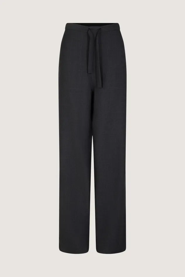 Trousers Women Soeur VIVIAN TROUSERS Dark Mottled Grey