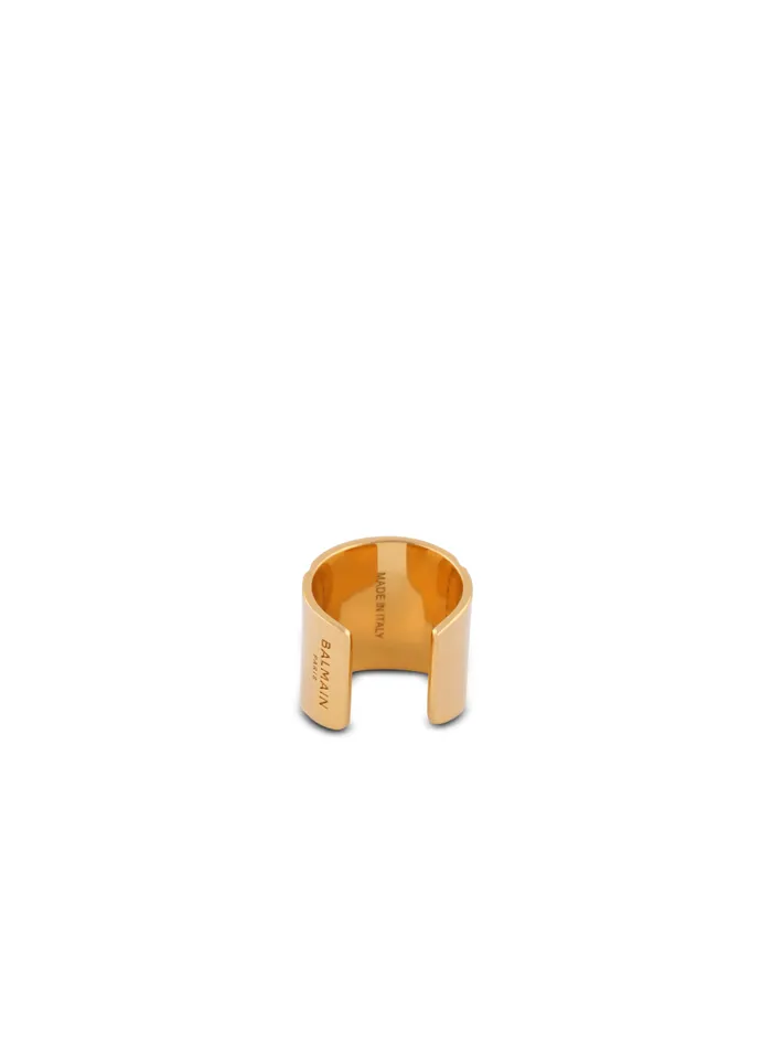 Tubular Ring Gold Women Balmain Fashion Jewelry