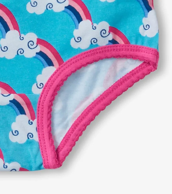 Underwear Girls Hatley Happy Prints Girls Hipster Underwear 3 Pack