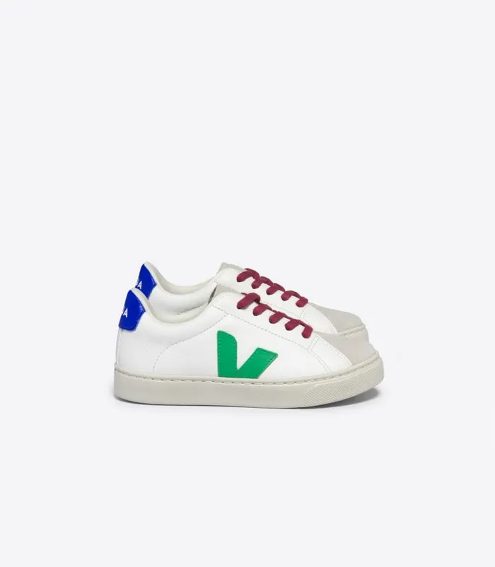 VEJA Esplar Kids ESPLAR LACES LEATHER WHITE LEAF PAROS
