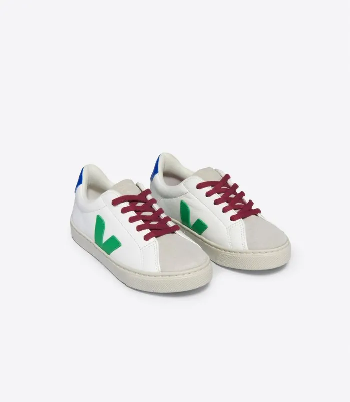 VEJA Esplar Kids ESPLAR LACES LEATHER WHITE LEAF PAROS