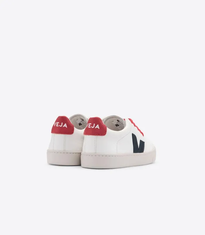 VEJA Esplar Kids ESPLAR LACES LEATHER WHITE NAUTICO PEKIN