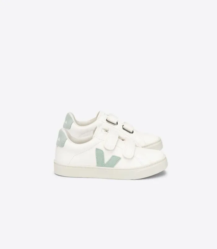 VEJA Esplar Kids ESPLAR LEATHER WHITE MATCHA