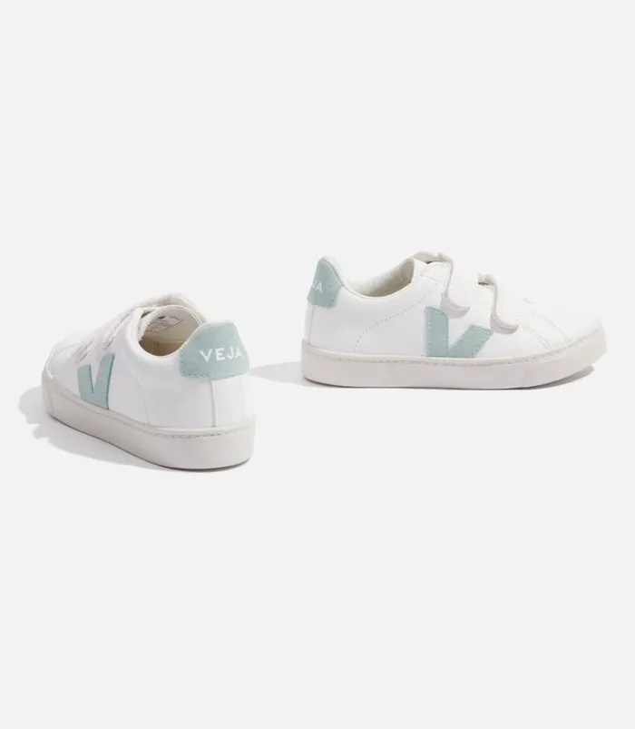 VEJA Esplar Kids ESPLAR LEATHER WHITE MATCHA