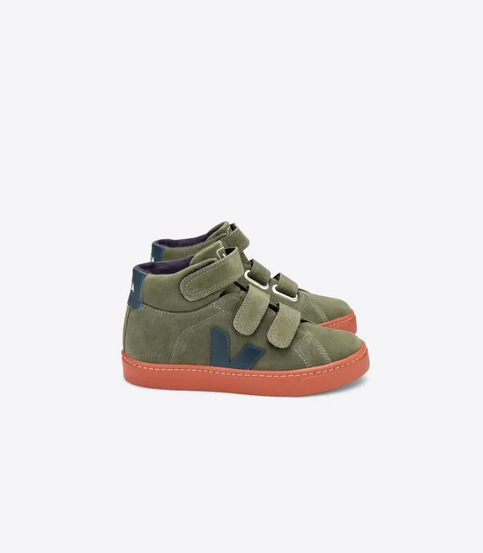 VEJA Esplar Mid Kids ESPLAR MID SUEDE MUD NAUTICO RUST SOLE