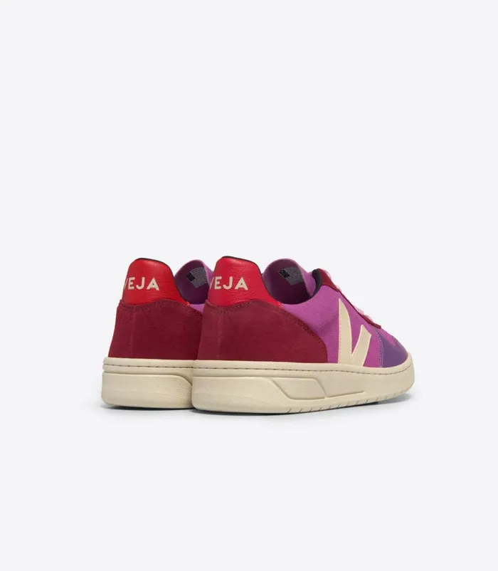 VEJA V10 Women V10 SUEDE MULTICO ULTRAVIOLET CALCAIRE