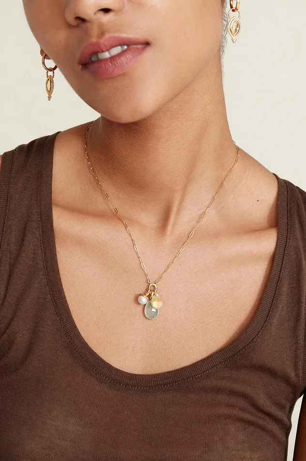 Vivienne Charm Necklace Gold Mix Women Chan Luu Necklaces
