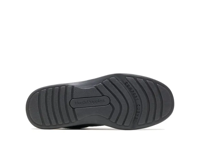 Walking Shoes Hush Puppies Men Glen Black Leather Walking Shoes Hush Puppies Men Glen Black Leather
