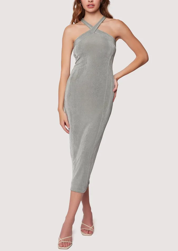 Wild Sage Midi Dress Sagegreen Women Lost Wander Dresses