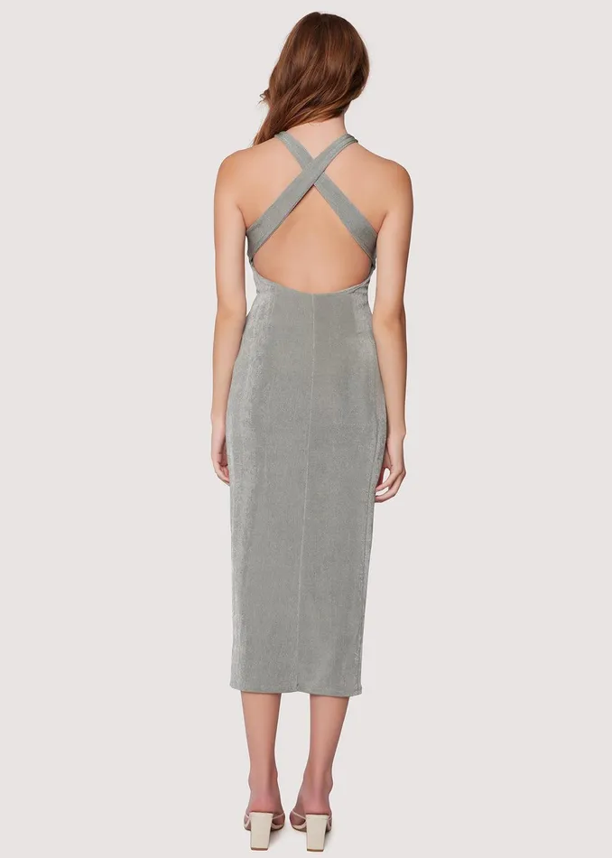 Wild Sage Midi Dress Sagegreen Women Lost Wander Dresses