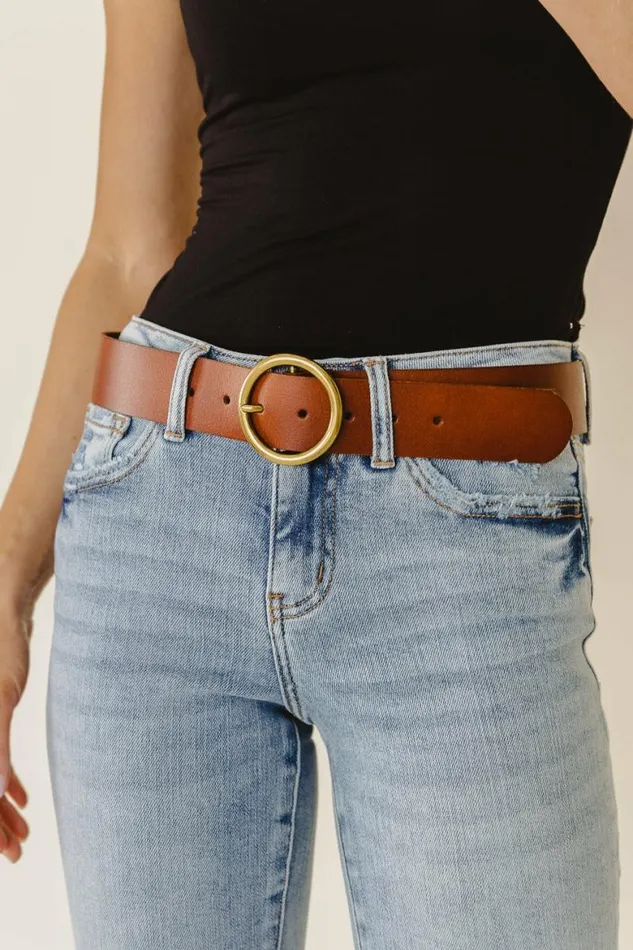 Willow Leather Belt In Tan Tan Women Bohme Bags