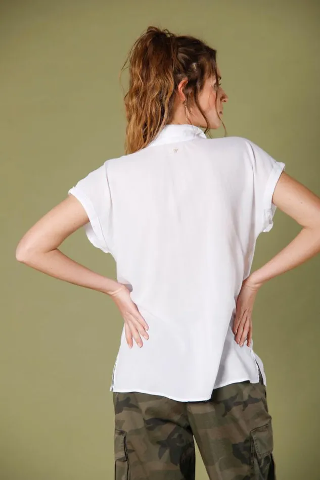 Woman Casta Short Sleeve Shirt In Tencel Mason039s Shirts