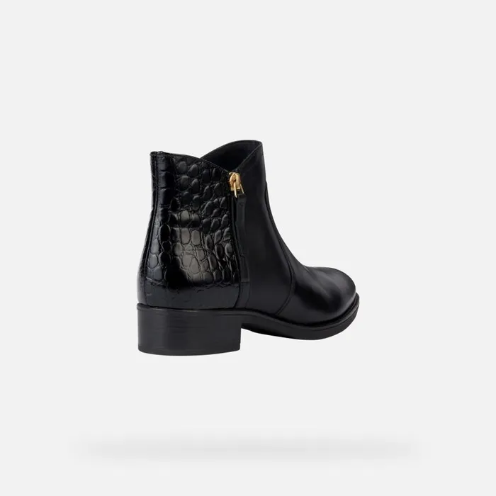 Woman Geox Ankle Boots FELICITY C Ankle Boots Black Woman Geox Black