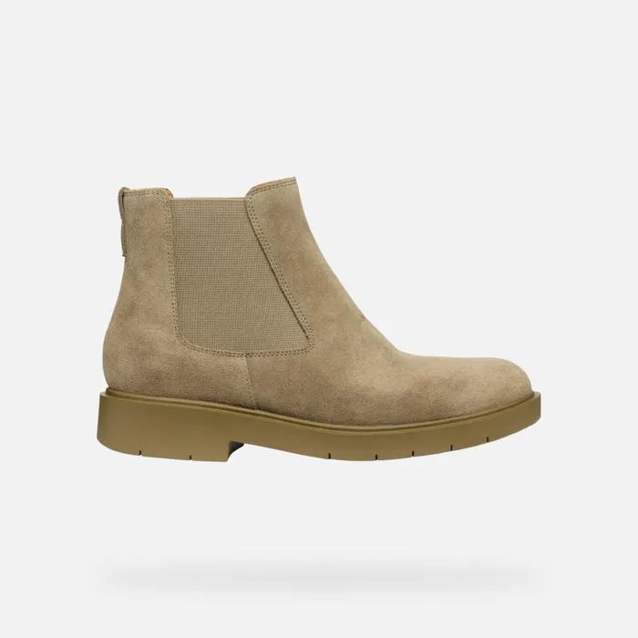 Woman Geox Ankle Boots SPHERICA EC1 WOMAN Musk Chelsea Boots Musk