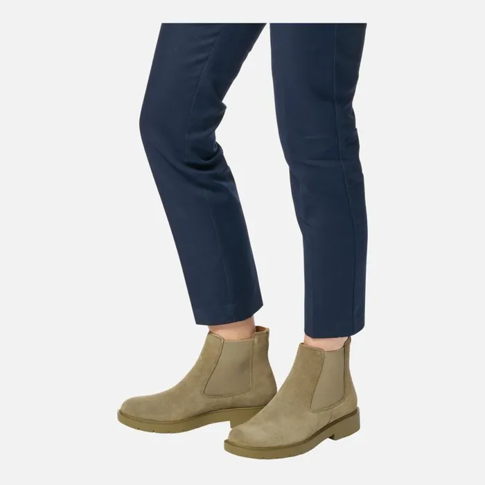 Woman Geox Ankle Boots SPHERICA EC1 WOMAN Musk Chelsea Boots Musk