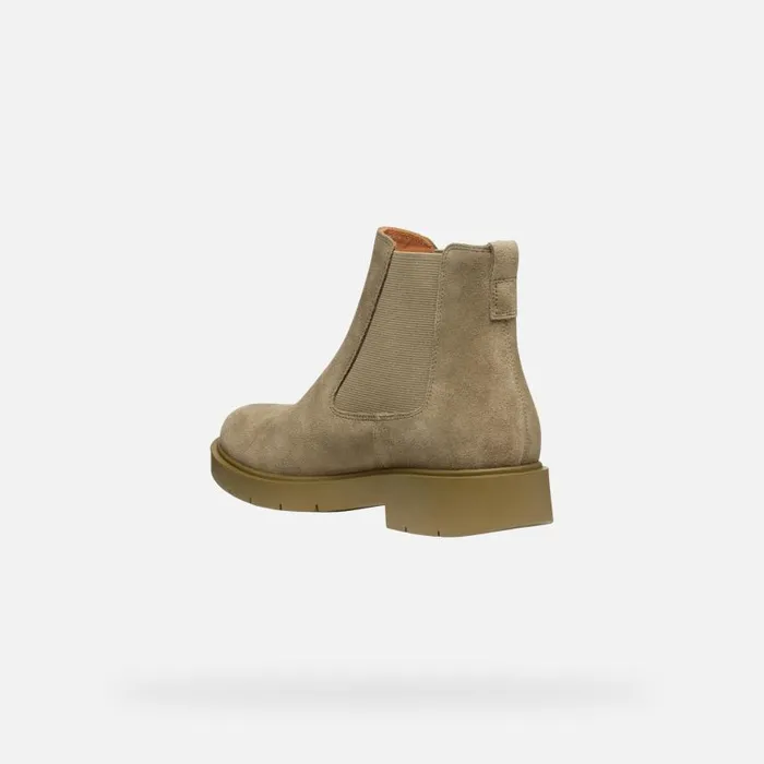 Woman Geox Ankle Boots SPHERICA EC1 WOMAN Musk Chelsea Boots Musk
