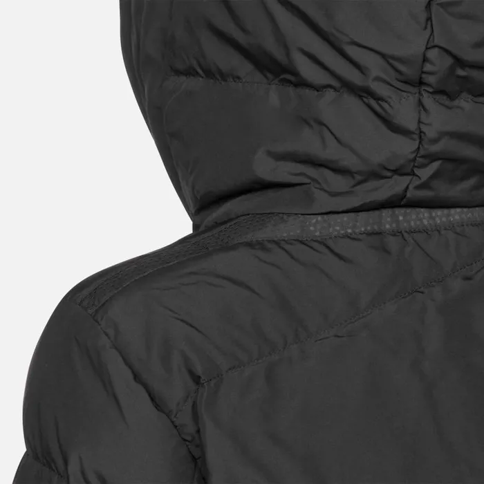 Woman Geox Down Jackets DALYLA WOMAN Black Fulllength Quilted Coat Black