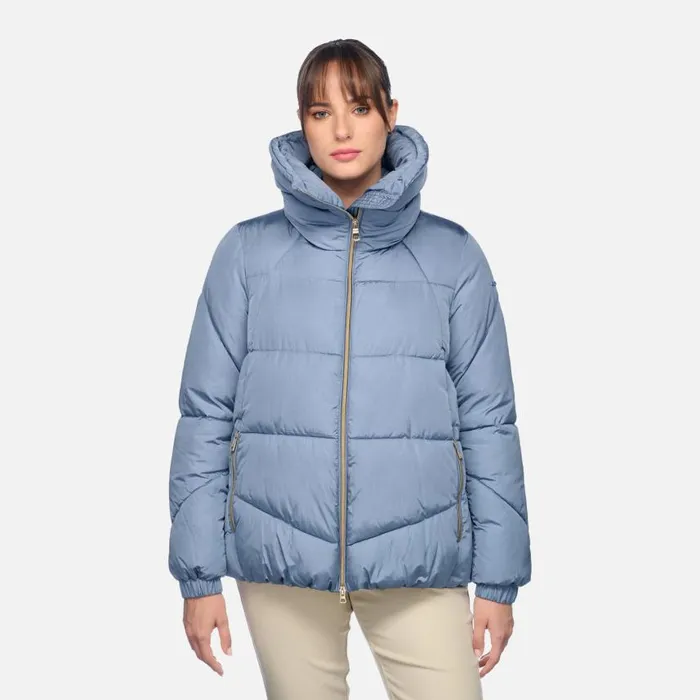 Woman Geox Jackets DAMIANA WOMAN Infinity Quilted Jacket Infinity
