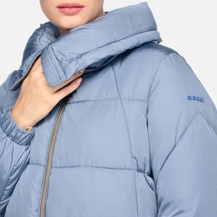 Woman Geox Jackets DAMIANA WOMAN Infinity Quilted Jacket Infinity