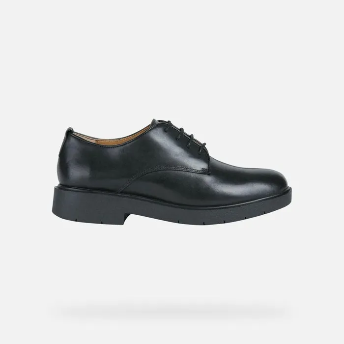 Woman Geox Lace Ups And Brogues SPHERICA EC1 A LaceUp Shoes Black Woman Geox Black